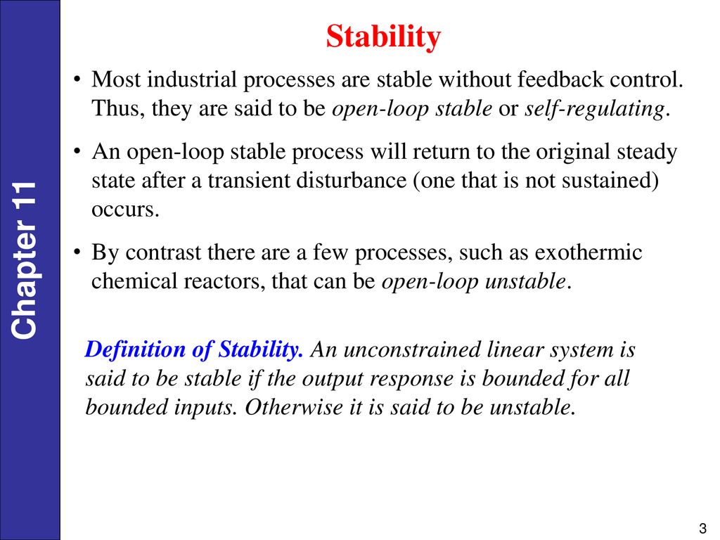 Stability of Closed Loop Control Systems ppt download